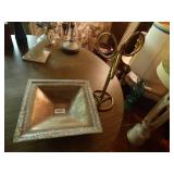 Square bowl & wash cloth rack