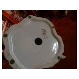 Porcelain cherub statue