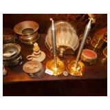 Large lot of various brass decor