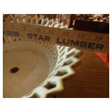 Antique porcelain figural fruit basket