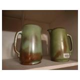 2 Frankoma pitchers
