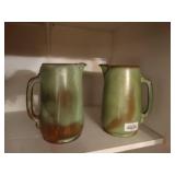 2 Frankoma pitchers