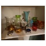 Lg lot of assorted collectable glass