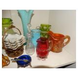 Lg lot of assorted collectable glass