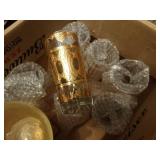 Vintage glass water set