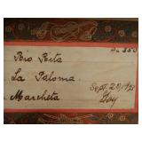 Old camera set, wooden box & music box