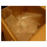 Set of glass goblets