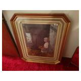 Large 3-d style framed artwork