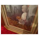 Large 3-d style framed artwork