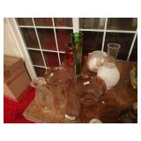 Lot of assorted glassware