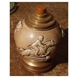 lg hand painted porcelain bowl & other