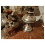 Lot of several oil lamps