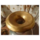 Tall intricate pitcher & tall painted vase