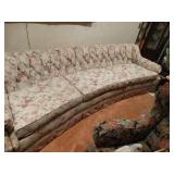 Beautiful curved front sofa