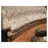 Beautiful curved front sofa