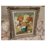 Framed oil on canvas- signed by artist