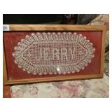 Framed Jerry wall decor