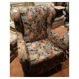 Floral design living room chair