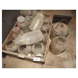 Lot of antique jars