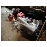 All contents of garage!!!HUGE lot- tools/ table saw/ ladders/ lumber & more!