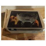 22 kt gold trimmed Lombardi bowl in box