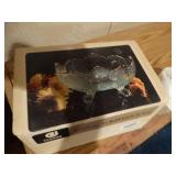 22 kt gold trimmed Lombardi bowl in box