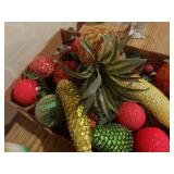 Lot of fancy faux fruit