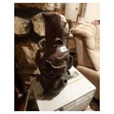 Lg custom made pottery pitcher