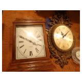 Variety of wall clocks