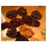 Lot of several wigs