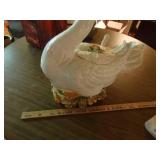 Lot of hats and Swan Cookie Jar