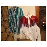 2 flashy western shirts