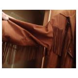 Scully leather jacket w/ fringe