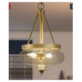 Modern Brass Gold 3-light Pendant Lights