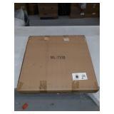 Household Essentials 22 in x 0.25 in Willow Round Wall Mirror, White