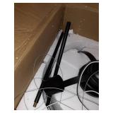 Pendleton Matte Black 1 Light Pendant- Black