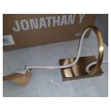 Sketch 9" Modern Metal Integrated LED Vanity/Sconce, by JONATHAN Y- Gold, ITEM#: JYL7030C