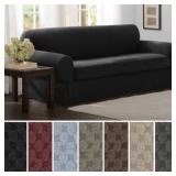 Zenna Home Stretch Pixel Piece Sofa Furniture Cover Slipcover