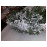 9 ft. Snowy Camden Garland with Clear Lights