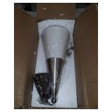 Livex Lighting Stockholm 1-Light Brushed Nickel Mini Pendant - 6.75"Dia. x 23.75"-53.75"Adj. H-