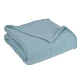 Elite Home Grand Hotel Waffle Knit Cotton Full/Queen Blanket Bedding