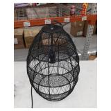 Carbon Loft Faulhaber 18.5-inch Woven Modern Cage Oversized 1-light Pendant- Black-
