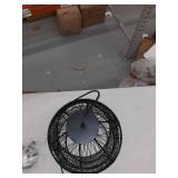 Carbon Loft Faulhaber 18.5-inch Woven Modern Cage Oversized 1-light Pendant- Black-