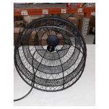 Carbon Loft Faulhaber 18.5-inch Woven Modern Cage Oversized 1-light Pendant- Black-