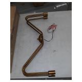 Modern Farmhouse 6-light Candle Brass Gold Chandelier for Dining Room - L 24.8" x W 24.8 "x H 9.8"- L 24.8" x W 24.8 "x H 9.8"-