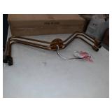 Modern Farmhouse 6-light Candle Brass Gold Chandelier for Dining Room - L 24.8" x W 24.8 "x H 9.8"- L 24.8" x W 24.8 "x H 9.8"-