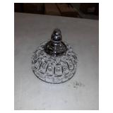 Juliette 12" Crystal/Metal LED Chandelier Pendant, Chrome by JONATHAN Y- Chrome/Clear-