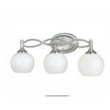 Dover Bathroom Light In Satin Nickel