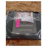 Luxury 800 Thread Count Egyptian Cotton Deep Pocket 4-Piece Sheet Set, California King Bedding