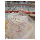 Beige Iron Rustic Candle Holders Set of 2